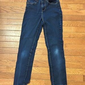 Levi’s Women’s Dark Blue High Rise Straight Jeans